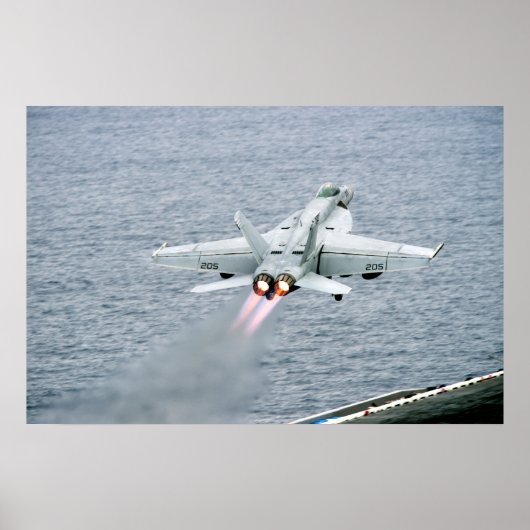 Poster Super Hornet F/A-18E (Devant)
