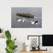 Poster Super Hornet F/A-18E (Bureau à domicile)
