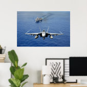 Poster Super Hornet F/A-18E (Bureau à domicile)