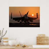 Poster Super Hornet F/A-18E (Cuisine)