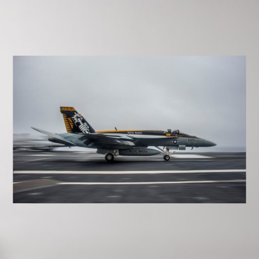 Poster Super Hornet F/A-18E (Devant)