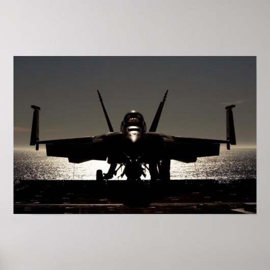 Poster Super Hornet F/A-18E (Devant)