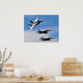 Poster Super Hornet F/A-18E (Cuisine)