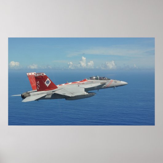 Poster Super Hornet F/A-18F (Devant)