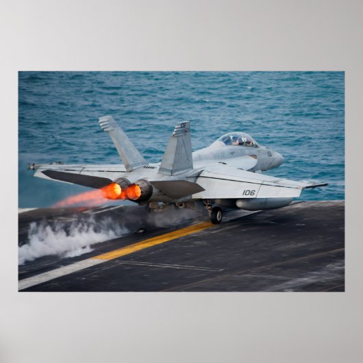 Poster Super Hornet F/A-18F (Devant)