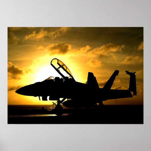 Poster Super Hornet F/A-18F (Devant)