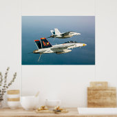 Poster Super Hornet F/A-18F (Cuisine)