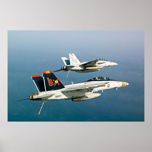 Poster Super Hornet F/A-18F (Devant)