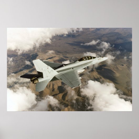 Poster Super Hornet F/A-18F (Devant)
