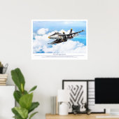 Poster "Super Hornet F/A-18F" (Bureau à domicile)
