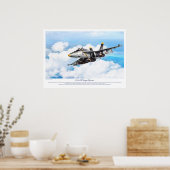 Poster "Super Hornet F/A-18F" (Cuisine)