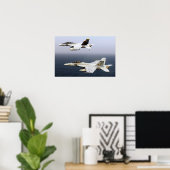 Poster Super Hornet F/A-18F (Bureau à domicile)
