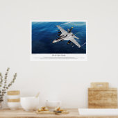 Poster "Super Hornet F/A-18F" (Cuisine)
