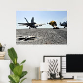 Poster Super Hornet F/A-18F (Bureau à domicile)