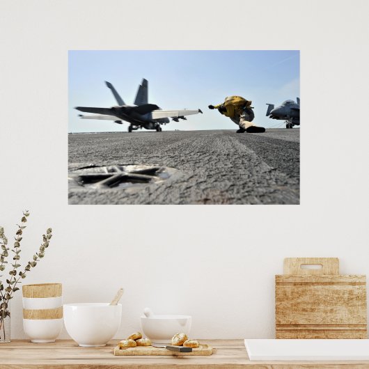 Poster Super Hornet F/A-18F (Cuisine)