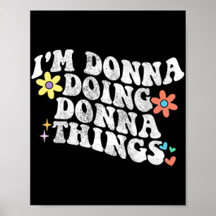 Poster Super Im Donna faisant Donna les choses amusantes 