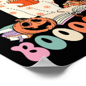 Poster Super Lire Plus Livres Joli Ghost Boo Funny Hallow (Coin)