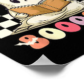 Poster Super Lire Plus Livres Joli Ghost Boo Funny Hallow (Coin)