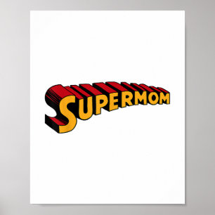 Poster Super maman Superhero maman drôle Super Maman