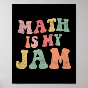 Poster Super Math est ma confiture le premier jour de ret