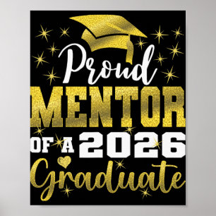 Poster Super Mentor Fier De La Promotion 2026 Des Diplômé