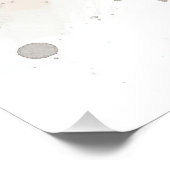 Poster Super mignon ange dormant chiot Saint Bernard Chie (Coin)