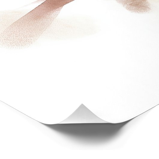 Poster Super mignon ange endormi chiot Golden Retriever (Coin)