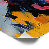 Poster Super mignon Bordure Collie Chien Chien Chien Chie (Coin)