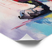 Poster Super mignon Boston Terrier Chien Chien Chien Pupp (Coin)