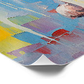 Poster Super mignon Boston Terrier Chien Chien Chien Pupp (Coin)