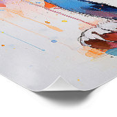 Poster Super mignon Boston Terrier Chien Chien Chien Pupp (Coin)