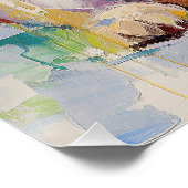 Poster Super mignon Chien Sibérien Husky Chien Chien Chie (Coin)