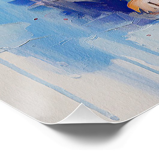 Poster Super mignon Golden Retriever Chien Chien Chien Ch (Coin)