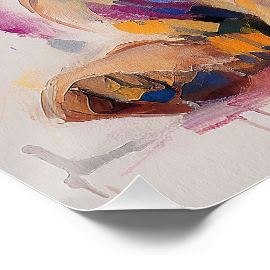 Poster Super mignonne Golden Retriever Chien Chien Chien  (Coin)