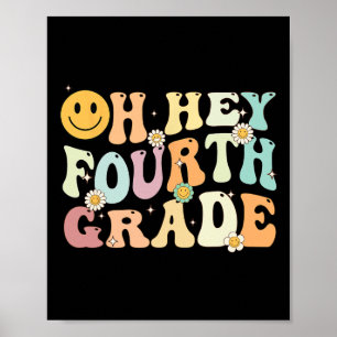 Poster Super Oh Hey 4e 4e année Retour à l'école