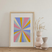 Poster Super psychédélique rétro