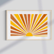 Poster Super psychédélique rétro