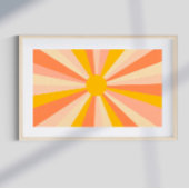 Poster Super psychédélique rétro