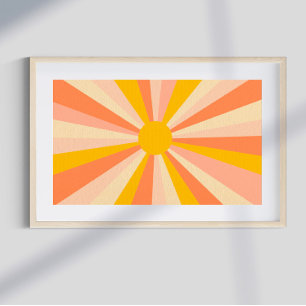 Poster Super psychédélique rétro