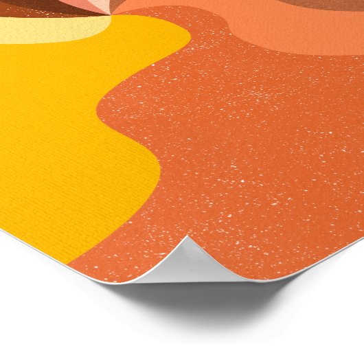 Poster Super psychédélique rétro (Coin)