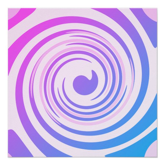 Poster super Purple Rose Blue (Devant)