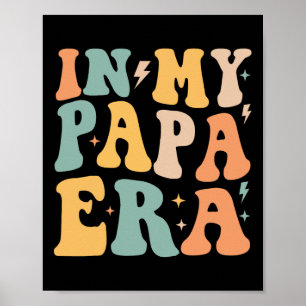 Poster Super rétro dans Mon Papa Era Père &# s Jour