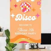 Poster Super Retro les années 70 Disco N'importe quel âge (Bureau à domicile)