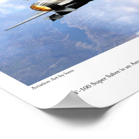 Poster Super Sabre F-100 (Coin)