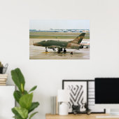 Poster Super Sabre F-100 (Bureau à domicile)