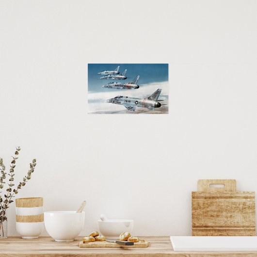 Poster Super Sabres F-100 (Cuisine)