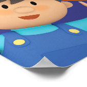 Poster Super Simple Caractères Festive Anniversaire Banni (Coin)