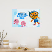 Poster Super simple | Noodle & Pals Fête de natation (Cuisine)
