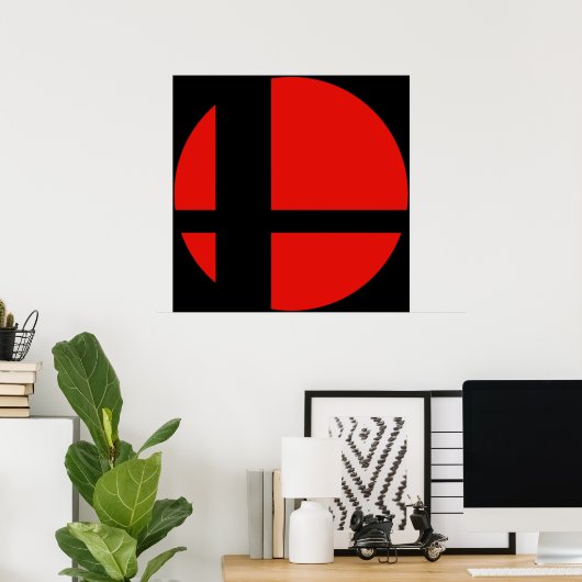 Poster Super Smash Bros (Bureau à domicile)