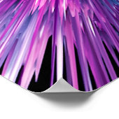 Poster Super sonic - magnifique violet (Coin)